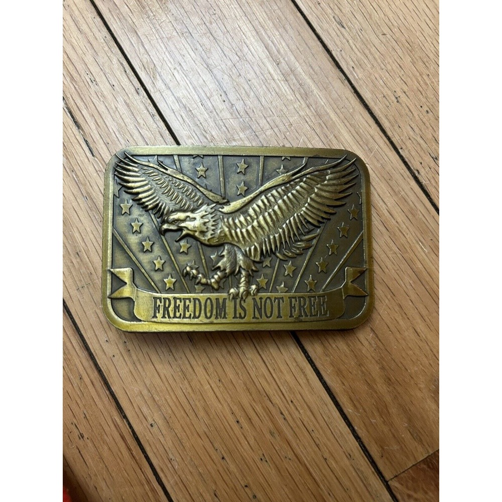 Freedom Is Not Free Buckle